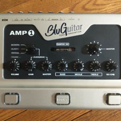 BluGuitar Amp1 Mercury Edition 100-Watt Nanotube Pedalboard Guitar Amp 2018 - 2020 - Silver image 3