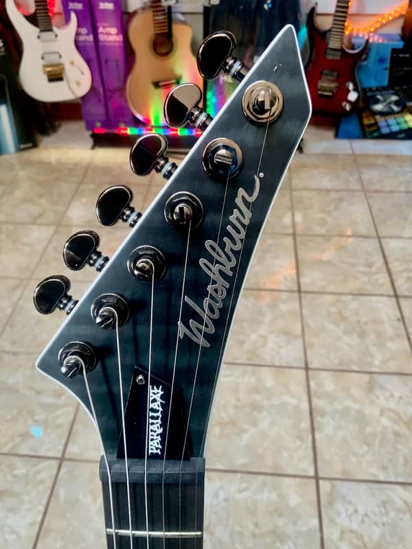 Washburn Parallaxe PXS10 Electric Guitar Transparent Black | Reverb