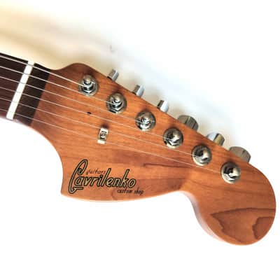 (made in Ukraine) Gavrylenko Nick Johnston Hardtail Strat '2023 Vintage White w/GigBag image 6