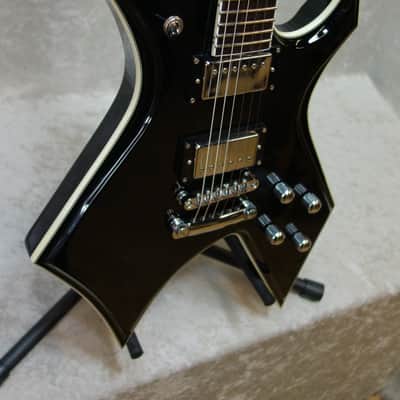 B.C. Rich Mk5 Warlock MK5-WL-BK Electric Guitar in gloss black (0997) image 5