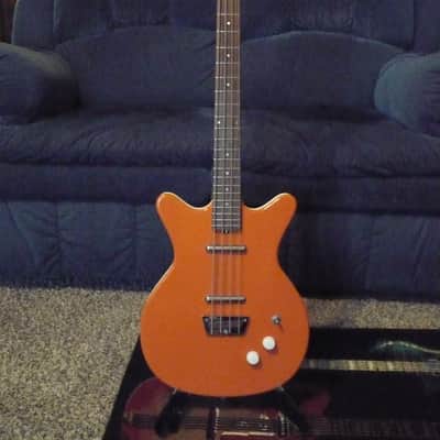 Jerry Jones Shorthorn Bass 4 String Orange image 2
