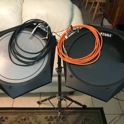 Tama Techstar TS306 and five TS100 BK pad w/ accessories 1985 - Black image 4