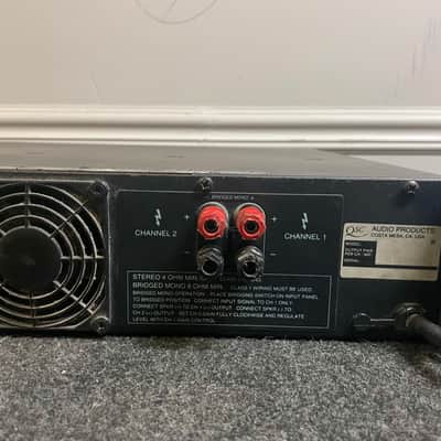 QSC MX1500a Stereo Power Amplifier 1990s - Black image 8