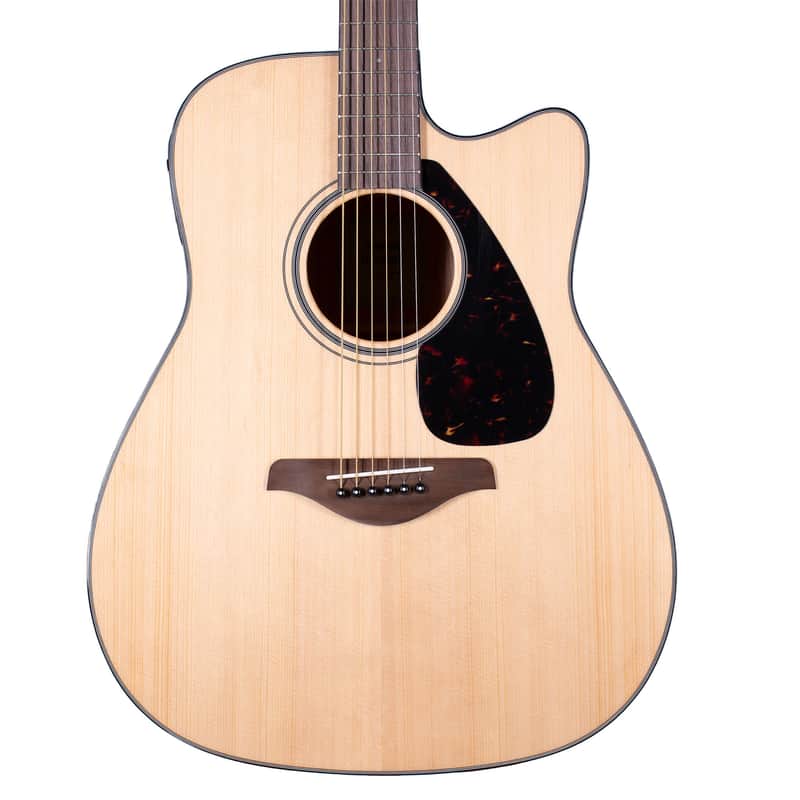 Yamaha FGX800C Folk - Cutaway - Solid Sitka Spruce Top - Natural image 1