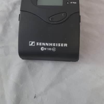 Sennheiser SK 100 G4 Wireless Bodypack Transmitter (G-Band: 566-608 MHz) 2010s - Black image 1