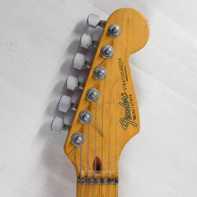Fender Strat Plus Deluxe with Maple Fretboard - Crimson Burst image 10