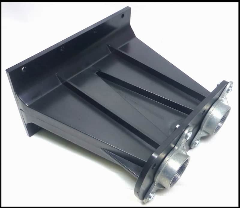 LASE 8" x 4.5" Dual 1 3/8" Screw-On Line Array Compression Horn (Auto, Pro Audio ) image 1