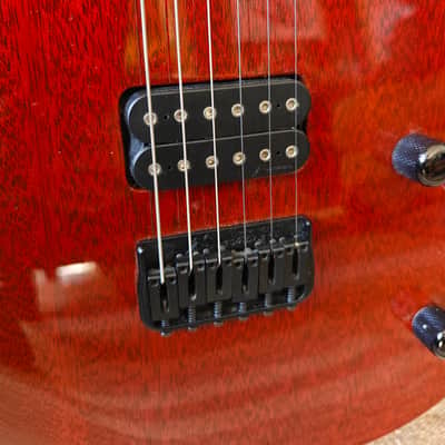 Marchione Uni-Body Neck-Through – Venetian Red – 2000s Boutique Electric Guitar image 3