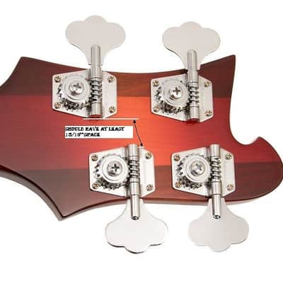 Hipshot BT-5 Bass Xtender Key GOLD BT5 for RICKENBACKER Bass    Extender Detuner image 2