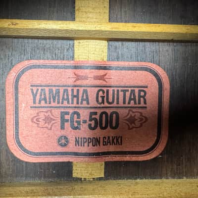 *Video* Yamaha FG500 Red Label Dreadnought Made in Japan - 1972 image 24