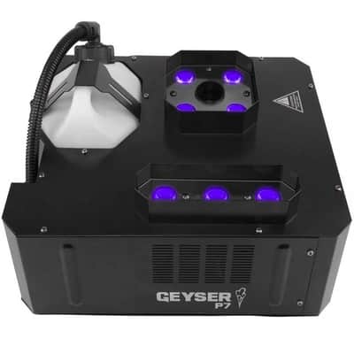 CHAUVET GEYSER P7 RGBA+UV LED Pyrotechnic-like Fog FX Light with Wireless Remote Controller image 2