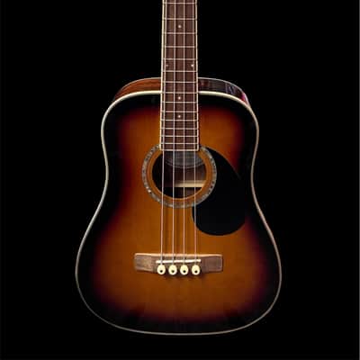 Mitchell EZB Super Short-Scale Acoustic-Electric Bass 3-Color Sunburst - Blemish image 1