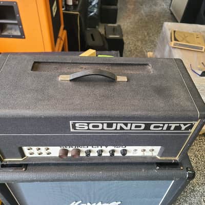 Sound City 120 Head 1970s - Black image 3