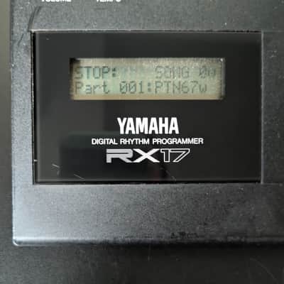 Yamaha RX17 Digital Rhythm Programmer Vintage Drum Machine 1987 - Black image 5