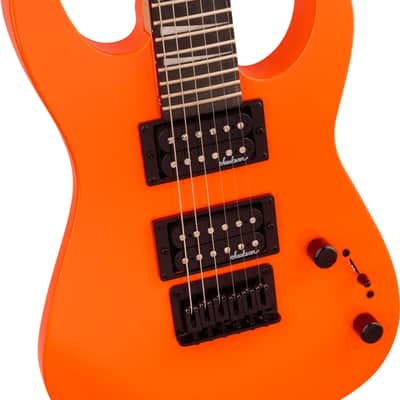 Jackson JS Series Dinky Minion JS1X, Safety Orange, Amaranth image 3