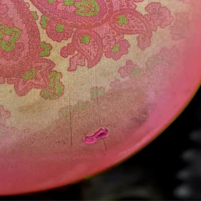 Pink Paisley Tele Body, Aged, Nitro , Alder, Binding image 9