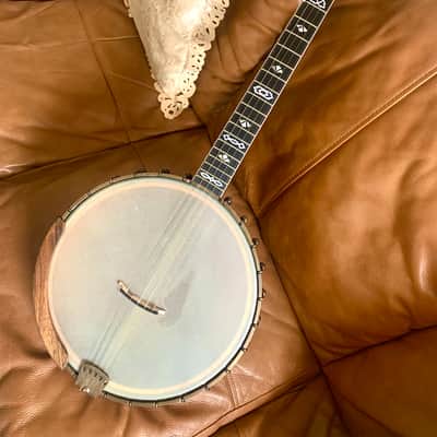 2019 OME Custom Celtic Trilogy Open Back Banjo - Super Clean with the Original Case image 12
