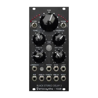 Erica Synths Black Stereo Delay 2 Effects Processor image 1