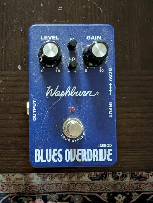 Washburn LSEBOD Blues Overdrive 2000s - Blue image 1
