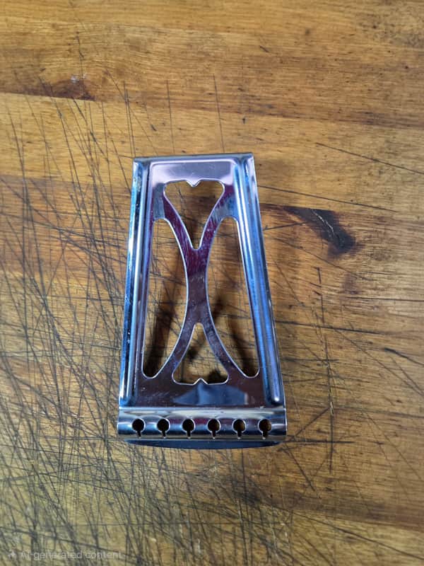 Vintage 1965 Harmony Airline Silvertone Stella Guitar Tailpiece Luthier Parts #5 image 1