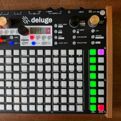Synthstrom Audible Deluge 64-Voice Desktop Synthesizer with Numeric Display 2016 - 2022 - Black image 3