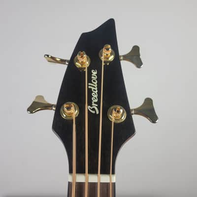 Breedlove Solo Pro Dreadnought Concerto Bass CE - Edgeburst Free Shipping image 3