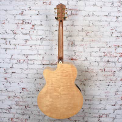 Washburn - J40SCE Heritage 40 Series Jumbo - Acoustic-Electric Guitar - Natural - USED image 8