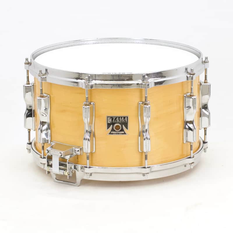 Tama Superstar 8x14 Birch Snare Drum, Natural Maple Finish, 1982 Model, Made in Japan image 1