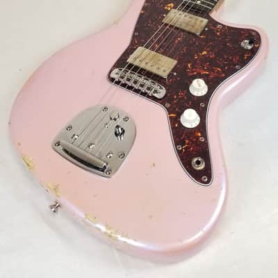 LsL Instruments Placerita JM Style Offset w/Tremolo, Ash Body, Rosewood FB, Ice Pink, 6lbs 13.8ozs, HSC image 7