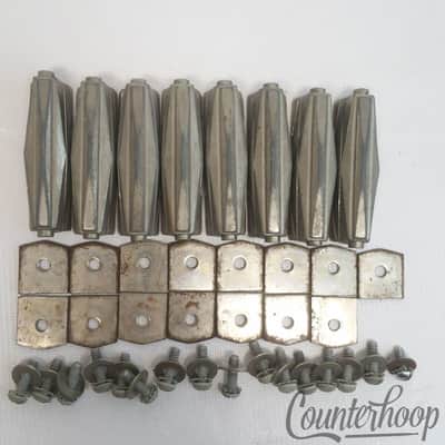 Gretsch 8x Snare Drum Broadkaster Rocket Lugs Vintage 40s Nickel Round Badge USA image 3