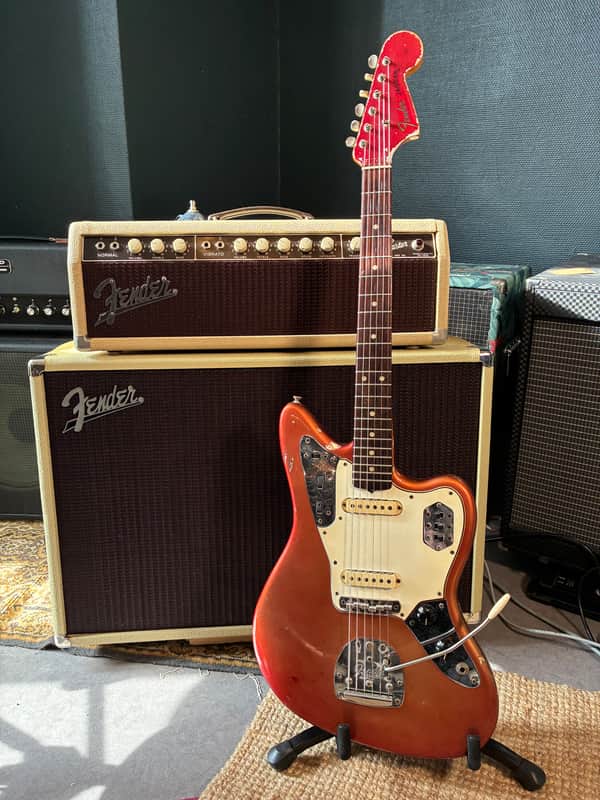 Fender Jaguar 1965 - candy apple red - VIDEO image 1