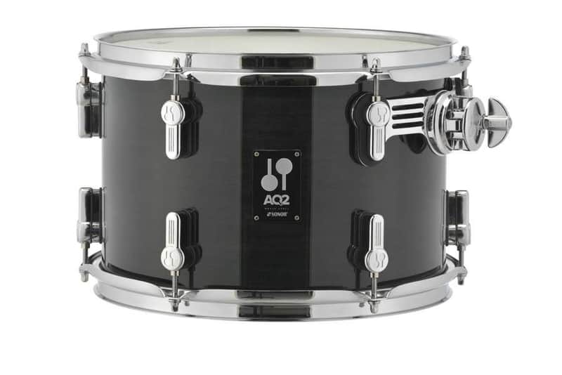 Sonor AQ2 Series 10x7" Transparent Stain Black Rack Tom Drum w/Mount WorldShip NEW Authorized Dealer image 1
