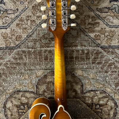 Eastman MD615L-GB Left Handed F-Style Mandolin in Goldburst w/ Hard Case & Free Pro Setup image 8
