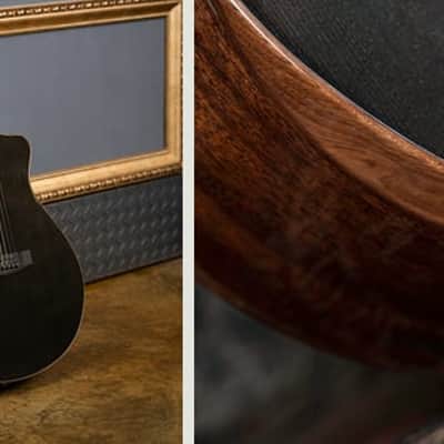 Cort Masterpiece Series Modern Black Acoustic-Electric Guitar - Stunning Trans Black Gloss Finish w/ Case image 15