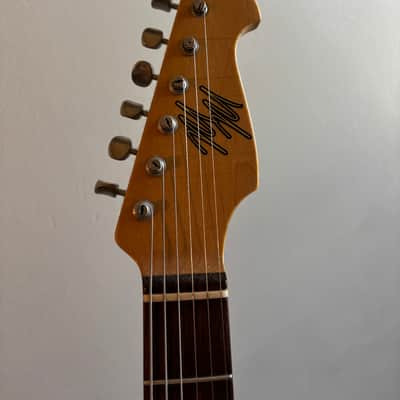 Mario Martin Stratocaster Style 2017 - Relic’d Olympic White image 3