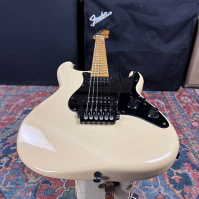 1985 Fender Boxer Stratocaster Model ST-555 w/System I Trem - Vintage White image 11