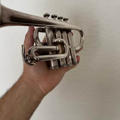 Yamaha Custom 9810 Silver Plated Bb/A Piccolo Trumpet image 5