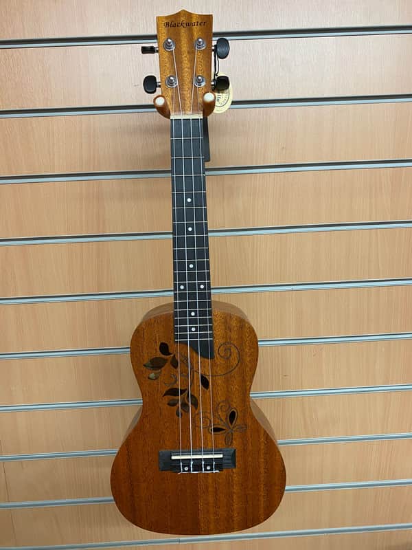 Blackwater Sapele Flower Concert Ukulele image 1