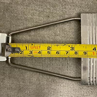 Vintage 12 String Trapeze Tailpiece 1960’s-1970’s Chrome Matsumoku Univox Aria Conrad Lyle MIJ Japan image 12