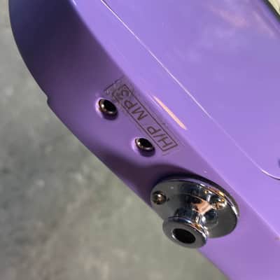 Eleuke RHT-C Solid Body/Electric Concert Size Ukulele - Gloss Purple image 4