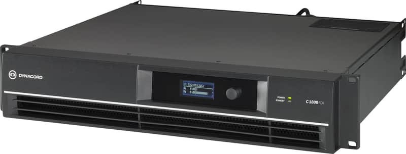 Dynacord C1800FDi DSP 2 x 950 w power amplifier 2024 - BLACK image 1