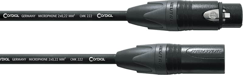 Cordial CPM6FM 6 meter Microfoom Cable XLR XLR image 1
