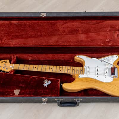 1973 Fender Stratocaster Vintage Guitar Natural, Near-Mint w/ Case image 24