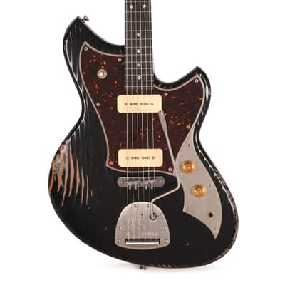 Novo Serus J Bull Black Medium Distress w/ Fralin P-90 Pickups (Serial #26715) image 2