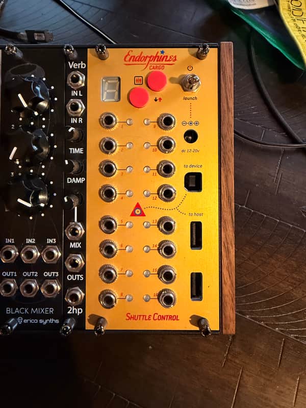 Endorphin.es Shuttle Control Eurorack Synth Module 2017 - Present - Gold image 1