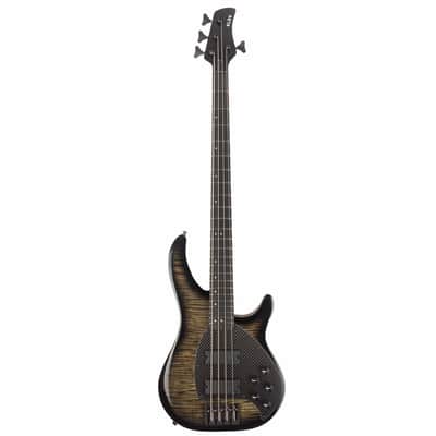 KLOS Apollo IV Custom Bass - Mahogany body / Figured Maple top - Black Transparent Finish - Carbon Fiber neck - 9.0 pounds image 12