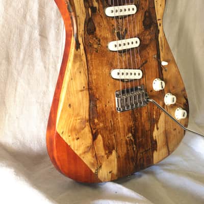 Bhakatt Double Cut 2026 - Body Polyurethanes neck oil finish, beautiful figure wood image 3