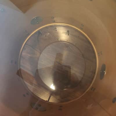 Ludwig 1970 18" Floor Tom with Legs Black Excellent Condition image 5