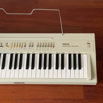 Vintage Yamaha PS-20 Analog Keyboard with rare Original Music Stand and Original Case THE Beach House Organ / Synth / String Machine image 6