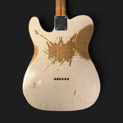 Fender Custom Shop '52 Telecaster Heavy Relic S-H 3,05kg 2017 - White Blonde image 10